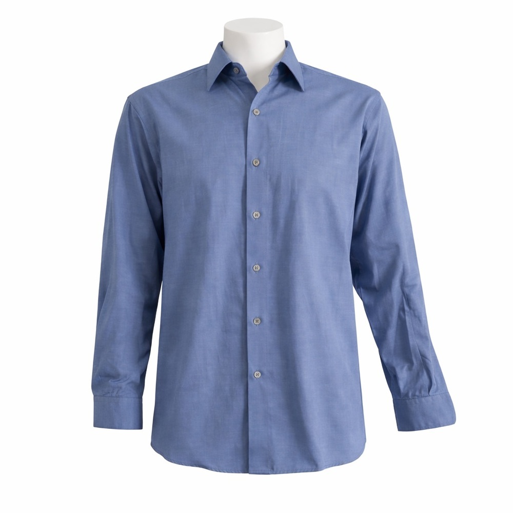 Size 18.5 Kenneth Cole Awareness Men’s Dress Shirt‎ Blue Button Front 34/35